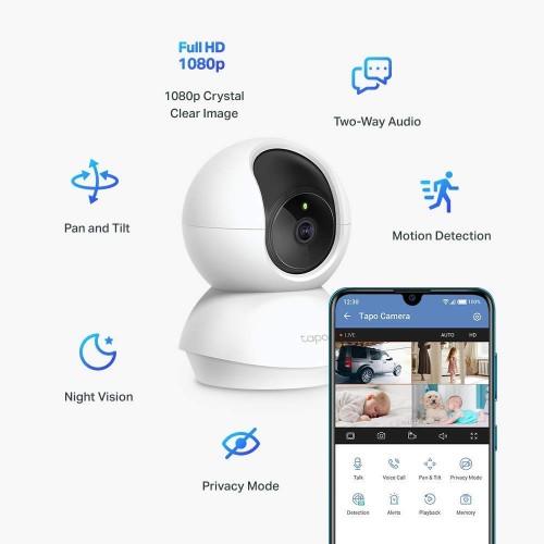 TP-Link Tapo C200 2MP Home Security Wi-Fi IP Camera - Image 3