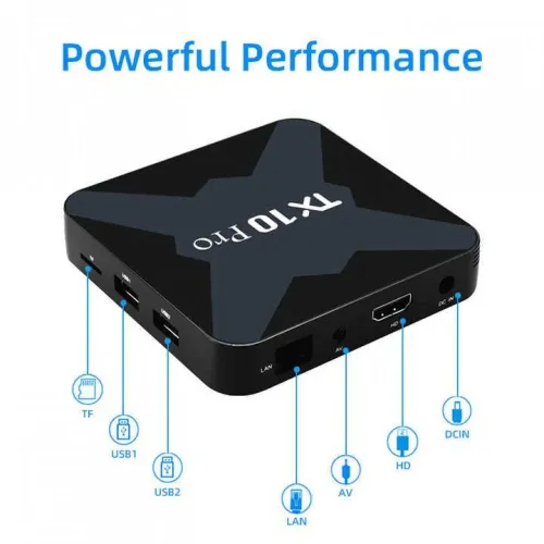 TX10 Pro 8K Android 8GB RAM 128GB ROM TV Box with Voice Control Remote - Image 2