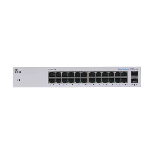 Cisco CBS110-24T-EU 24 Port Gigabit Ethernet Unmanaged Switch With 2 Gigabit SFP - Image 2