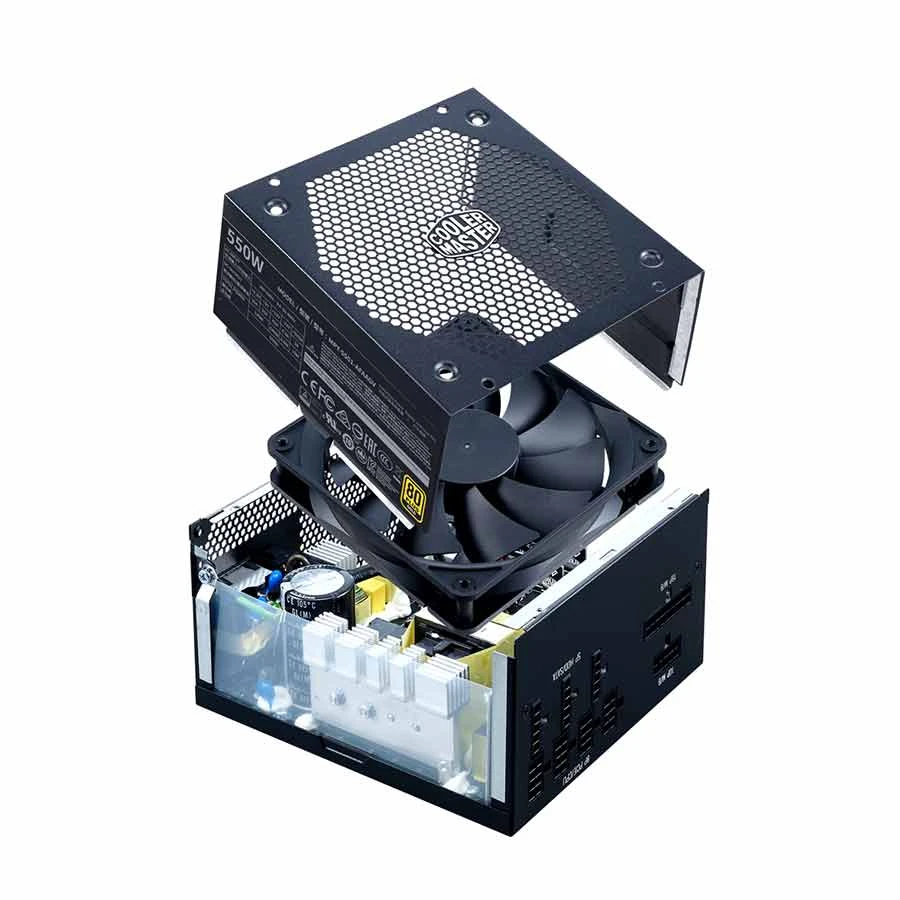 Cooler Master V550 GOLD 550W ATX Semi-Fanless Full-Modular Power Supply - Image 5