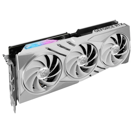 MSI GeForce RTX 4070 Ti SUPER 16G GAMING X SLIM WHITE 16GB GDDR6X Graphics Card - Image 3