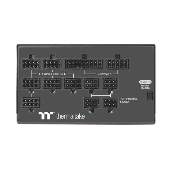 Thermaltake Toughpower PF1 ARGB 1200W 80 Plus Platinum Fully Modular Power Supply - Image 2
