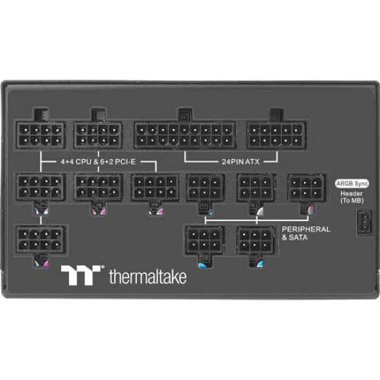 Thermaltake Toughpower PF1 ARGB 1200W 80 Plus Platinum Fully Modular Power Supply - Image 3