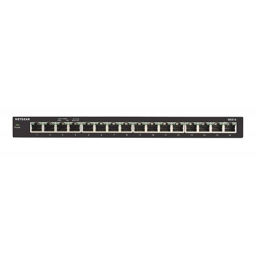 Netgear GS316 16-Port Gigabit Ethernet Desktop Switch - Image 2
