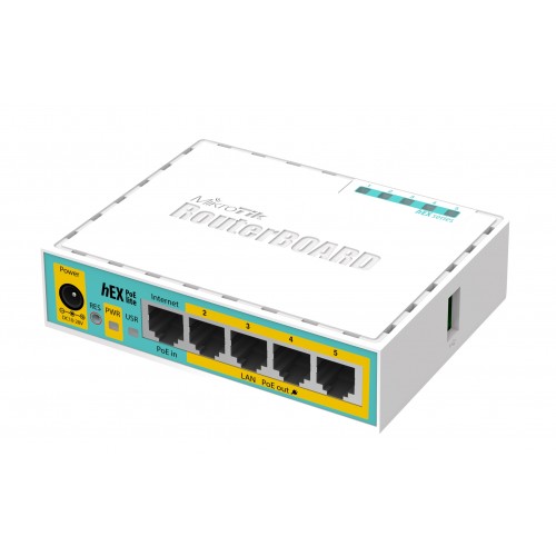 Mikrotik RB750UPr2 hEX PoE lite 5-Port Ethernet Router - Image 3