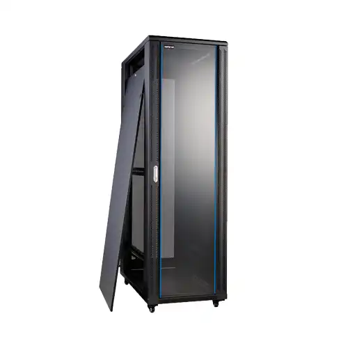 Safenet 42U-XL Tempered Glass Door Floor Standing Server Cabinet - Image 2
