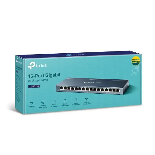 TP-Link TL-SG116 16-Port Gigabit Desktop Switch - Image 4