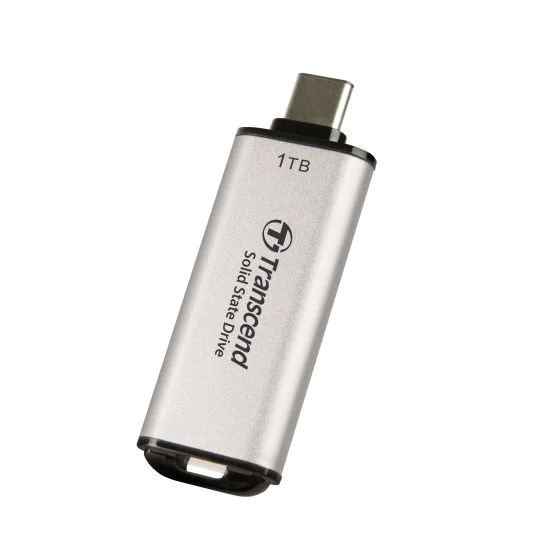 Transcend 1TB ESD300S Type C Portable SSD Silver - Image 3