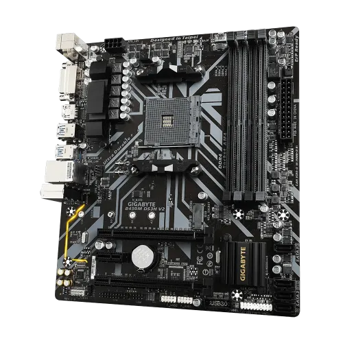 Gigabyte B450M DS3H V2 AMD AM4 Micro ATX Motherboard - Image 4