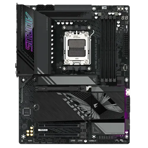 GIGABYTE X870E AORUS ELITE WIFI7 DDR5 AMD AM5 ATX Motherboard - Image 2