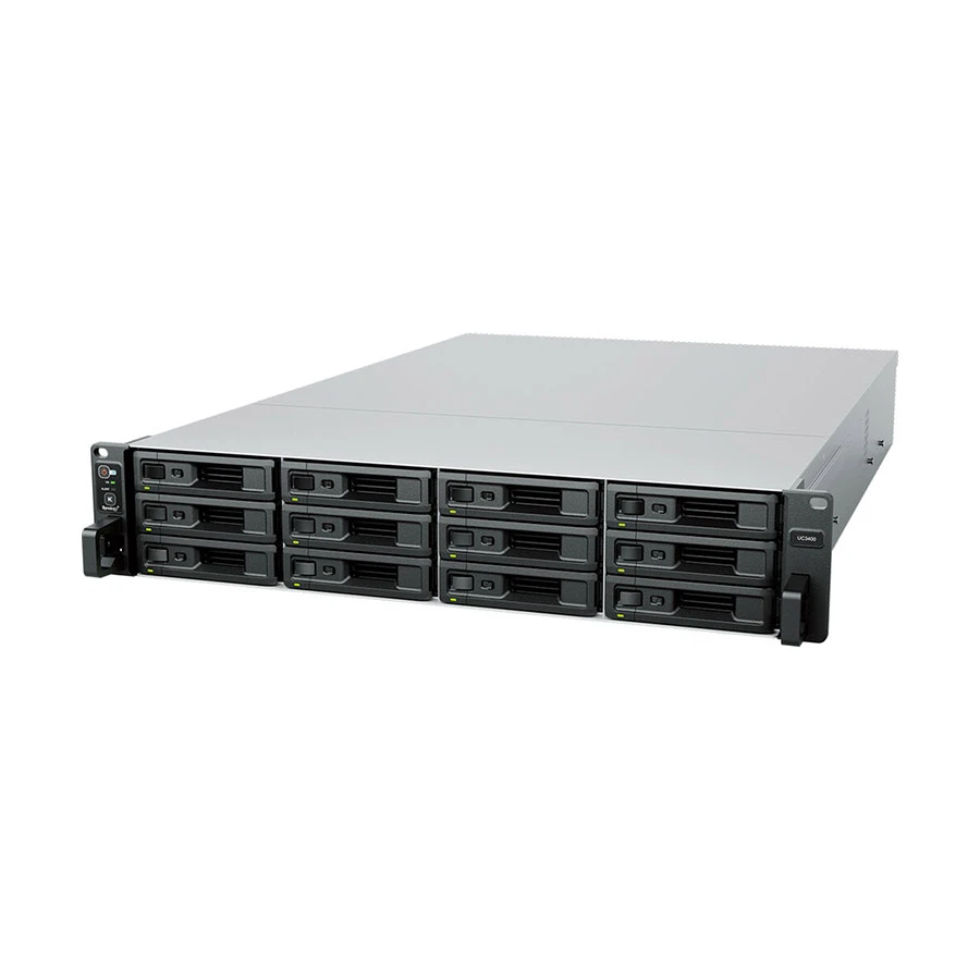 Synology UC3400 12 Bays NAS Storage Rackmount