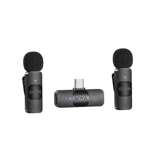 BOYA BY-V20 Ultracompact 2.4GHz Wireless Microphone System for Type-C Device - Image 4
