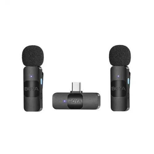 BOYA BY-V20 Ultracompact 2.4GHz Wireless Microphone System for Type-C Device - Image 5