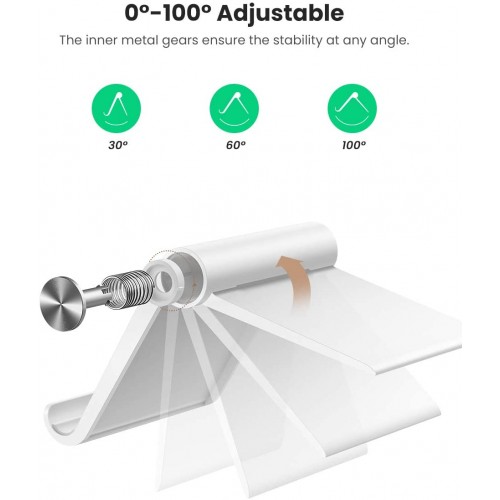 Ugreen Adjustable Portable Multi-Angle Tablet Stand (White) - Image 3