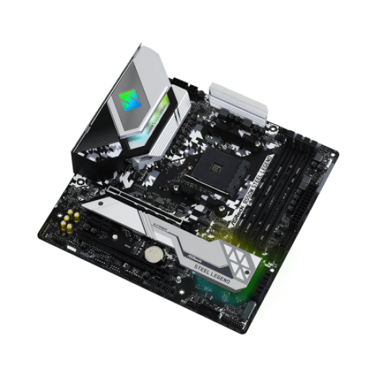 ASRock B550M Steel Legend m-ATX Motherboard - Image 3